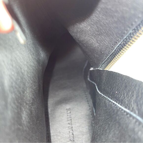 ALLSAINTS Rolene Animal Print Embossed Leather Western Block Heel Boots Size 7 - Picture 13 of 16